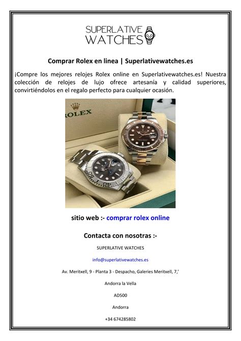 comprar rolex online.